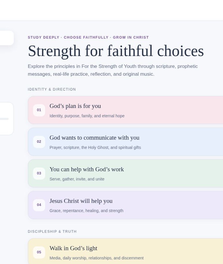 Strength in Christ: Explore twelve focused chapters
