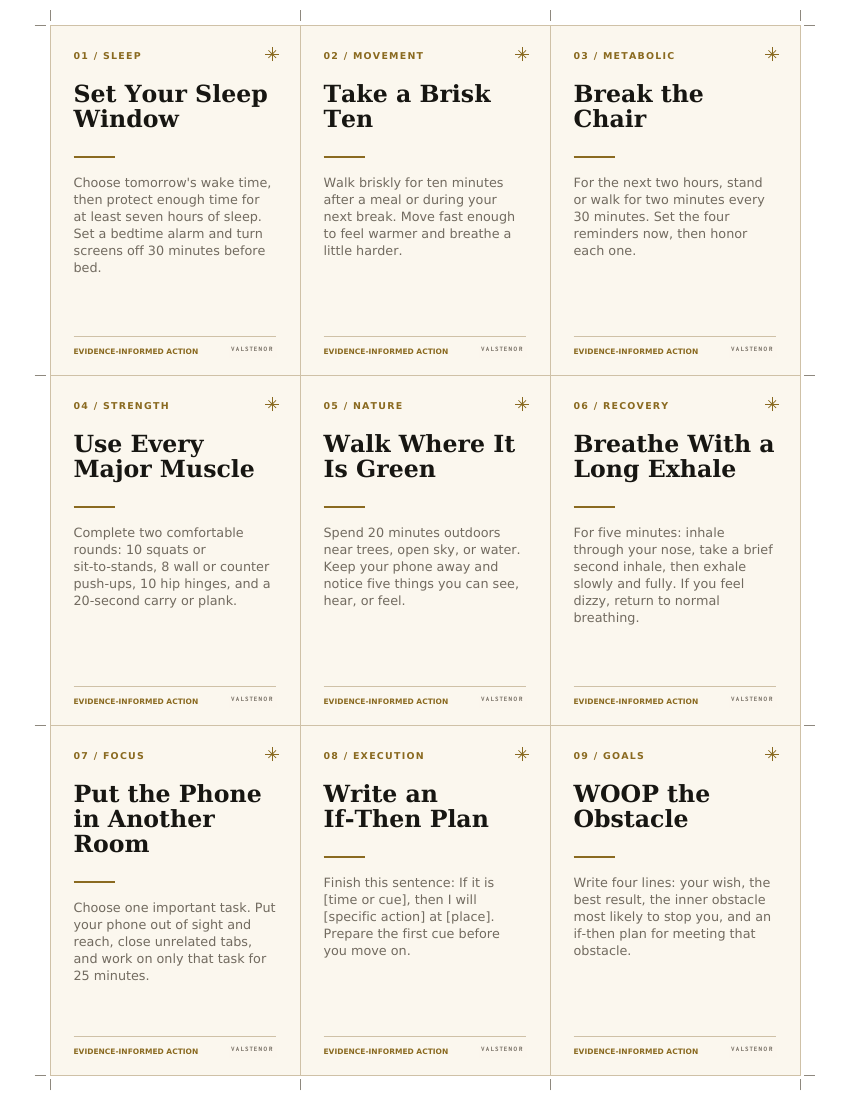 The Daily Ascent Challenge Deck sample page 1