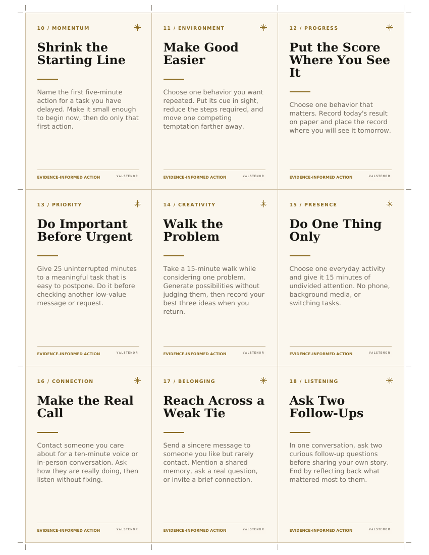 The Daily Ascent Challenge Deck sample page 2