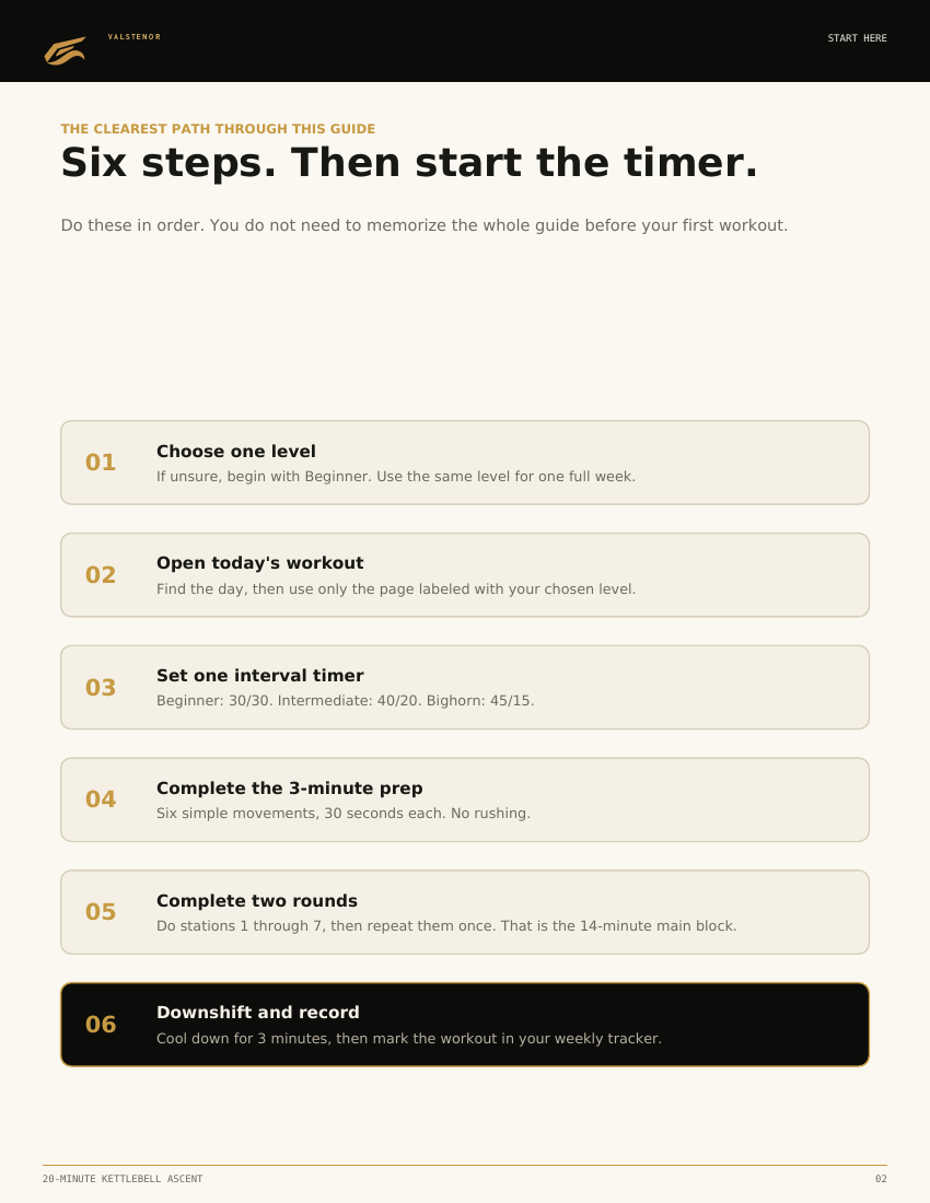 The 20-Minute Kettlebell Ascent sample page 1